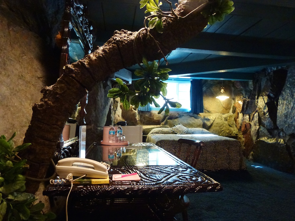 Der Jungle Rock-Room im Madonna Inn in San Luis Obispo