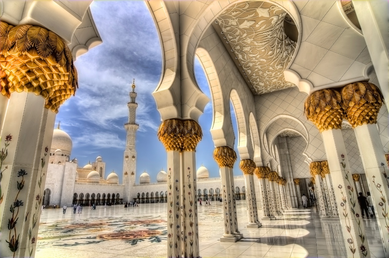 Sheikh Zayed Moschee in Abu Dhabi ( Walid Mahfoudh/Flickr CC BY-NC-ND)