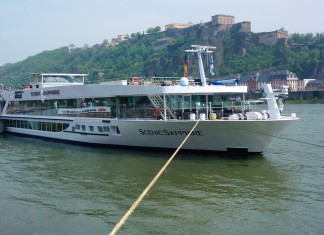 Unser Schiff, die Scenic Sapphire, ist das grösste Flussschiff auf dem Rhein.