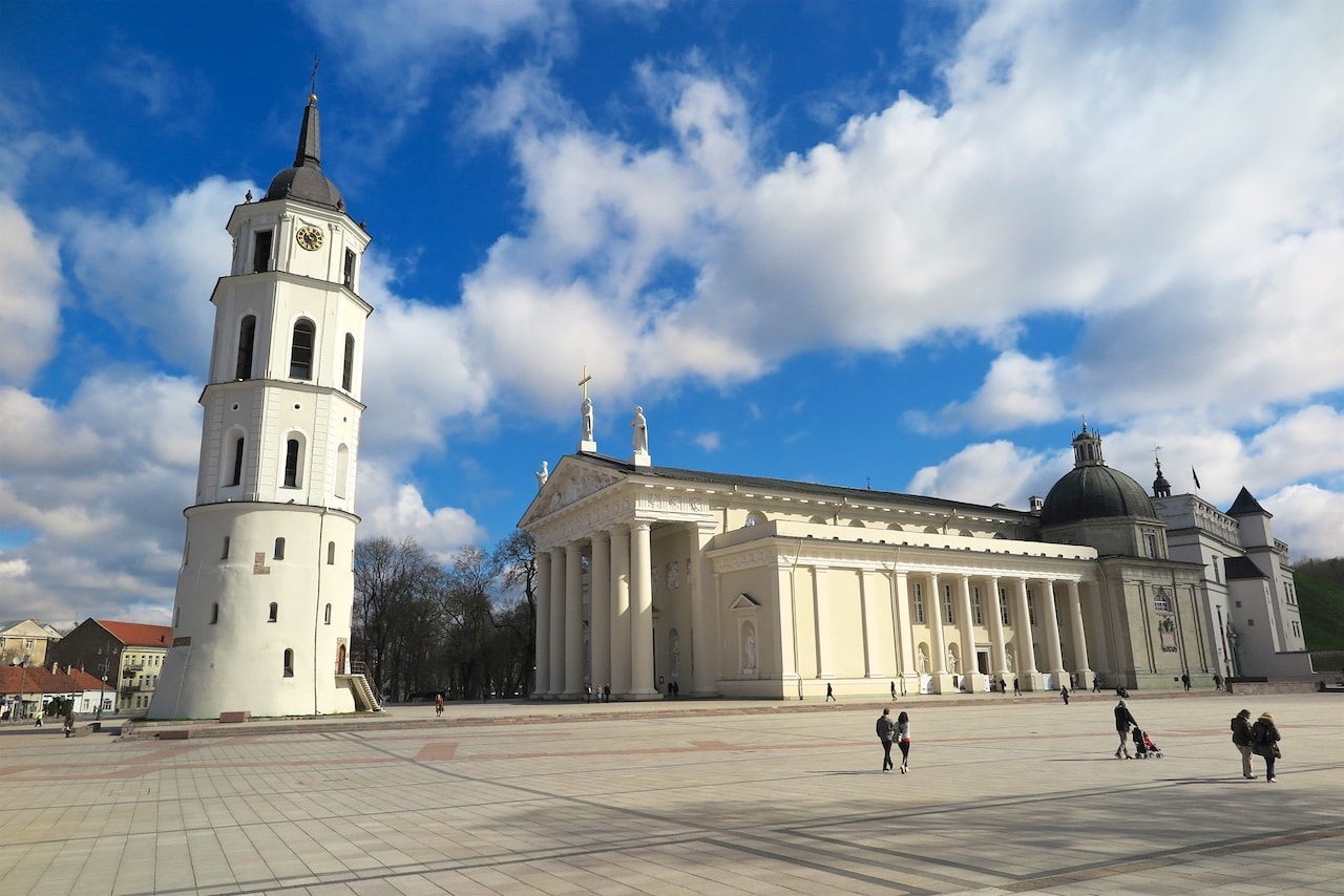 Kathedralenplatz in Vilnius